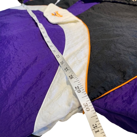 VINTAGE | 80’s Reebok Pullover Puffy Windbreaker w/ Removable‎ Hood - Sz XL - Picture 12 of 14